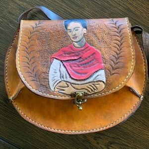 Frida Kahlo leather bag